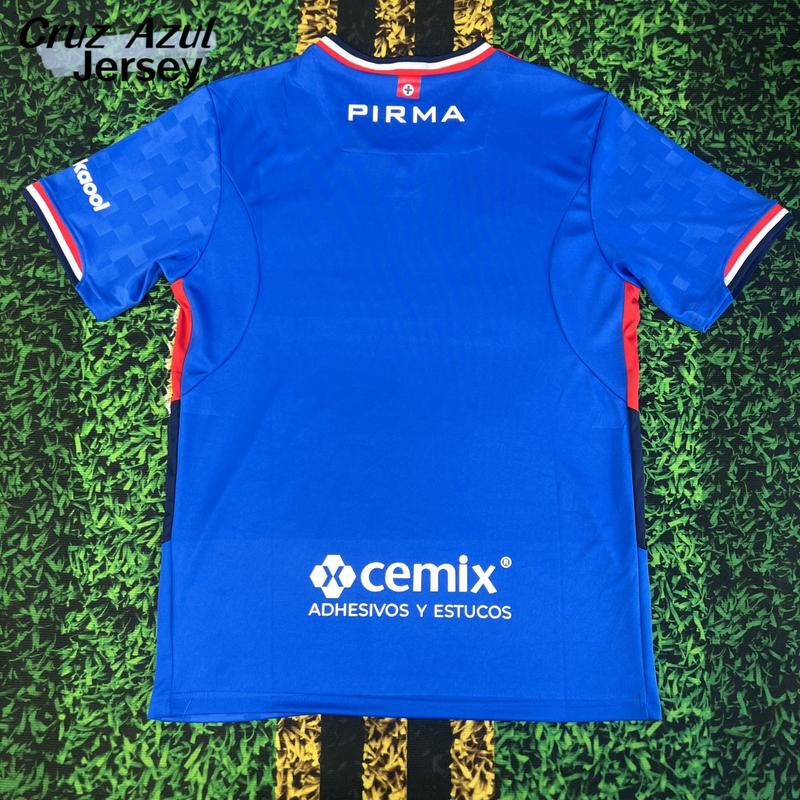 2526 Mexico League  Cruz Azul Away Black Long Sleeve Top Soccer Jerseys LIGAMX Fan Edition