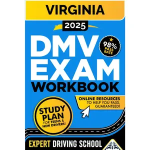 Virginia DMV  Workbook: The Ultimate Guide with 400+ Questions, a Detailed Study Plan, and Bonus Tools for  Success (DMV practice tests) - Paperback