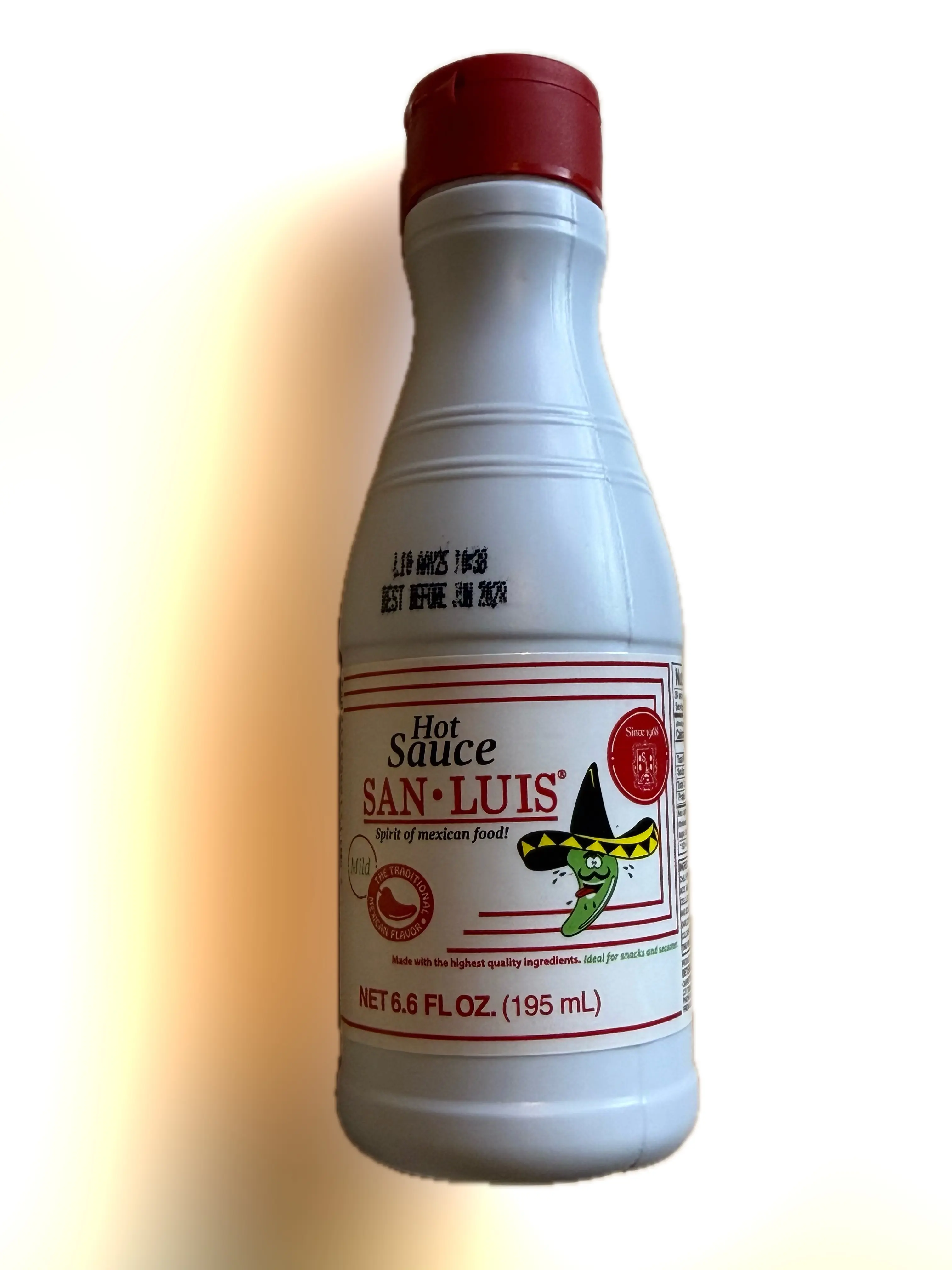 Salsa Picante San Luis Mexicana 195 ml | San Luis Mild Hot Sauce – Mexican Chili Pepper Sauce, 6.6 fl oz (195 mL)