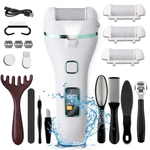 Electric Feet Callus Remover,Portable Electronic Foot File Pedicure Tools,Waterproof Foot Scrubber File,Pedi Foot Care for Dead,Hard Cracked Dry Skin Manicure Nail Nail Care Cutics Nail Art