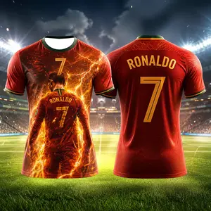 Ronaldo #7 Portugal Away Adult Soccer Jersey : Comfortable Breathable Quick Dry Soccer