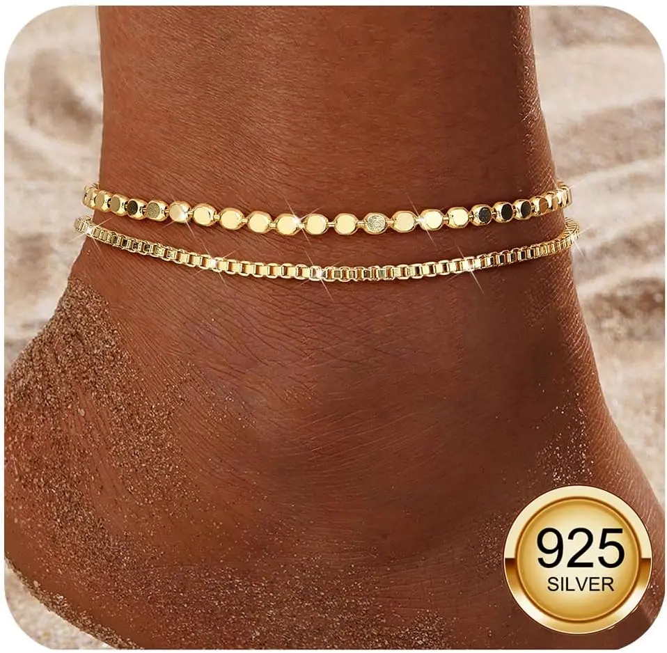 Gold-Flat Bead