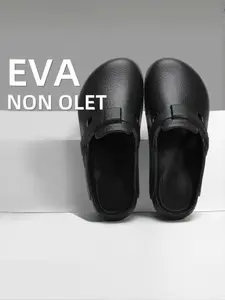 Men's Summer Fashion Bathroom Slippers Non Slip, Trendy Casual Eva Shoes, Lightweight Comfortable Indoor Outdoor Footwear