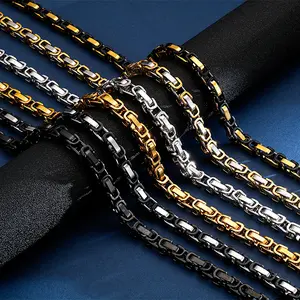 Multi-size Titanium Steel Emperor Chain Bracelet Necklace – Timeless Style For Every Occasion