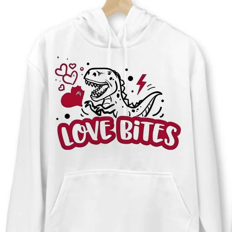 Valentine Dino hoodie