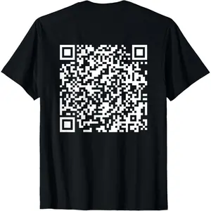 Funny QR Trump 45 47 Trump Dancing Code Pocket Scan (back) T-Shirt Unisex Cotton Soft