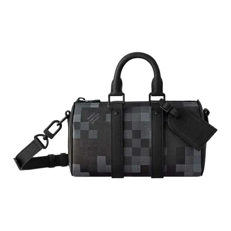 Louis Vuitton Keepall 25 Monogram Canvas Crossover Women's Handbag, Black (Women's Luggage & Bags), Crossover Women's Handbags