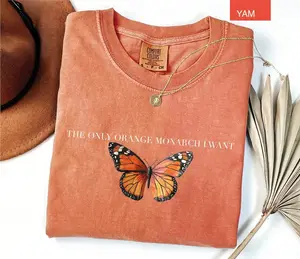 Comfort Colors The Only Orange Monarch I Want Shirt, Pro Democracy Shirt, Anti Authoritarianism, Anti Monarchy, Anti Trump Tee, Resist Shirt