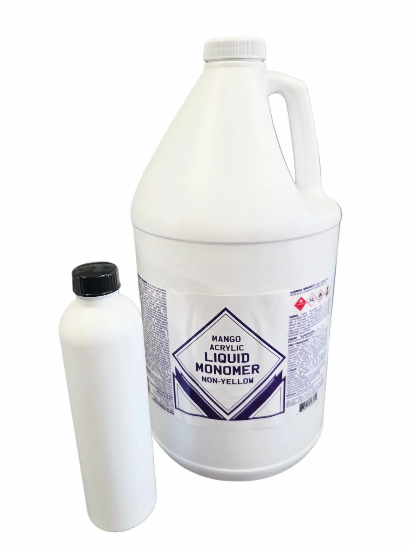 Monomer Nail Liquid Mango Aroma 128 Fl. Oz. FREE Empty Refill Bottle, 1 Gallon