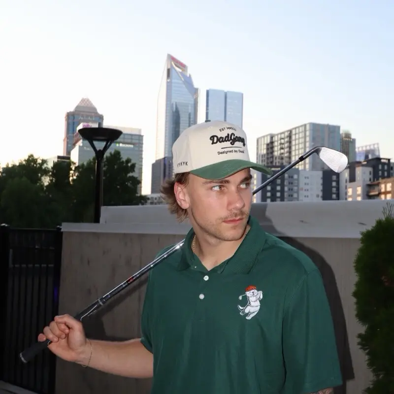 Golf Bud Dry-Fit Forest Green Polo