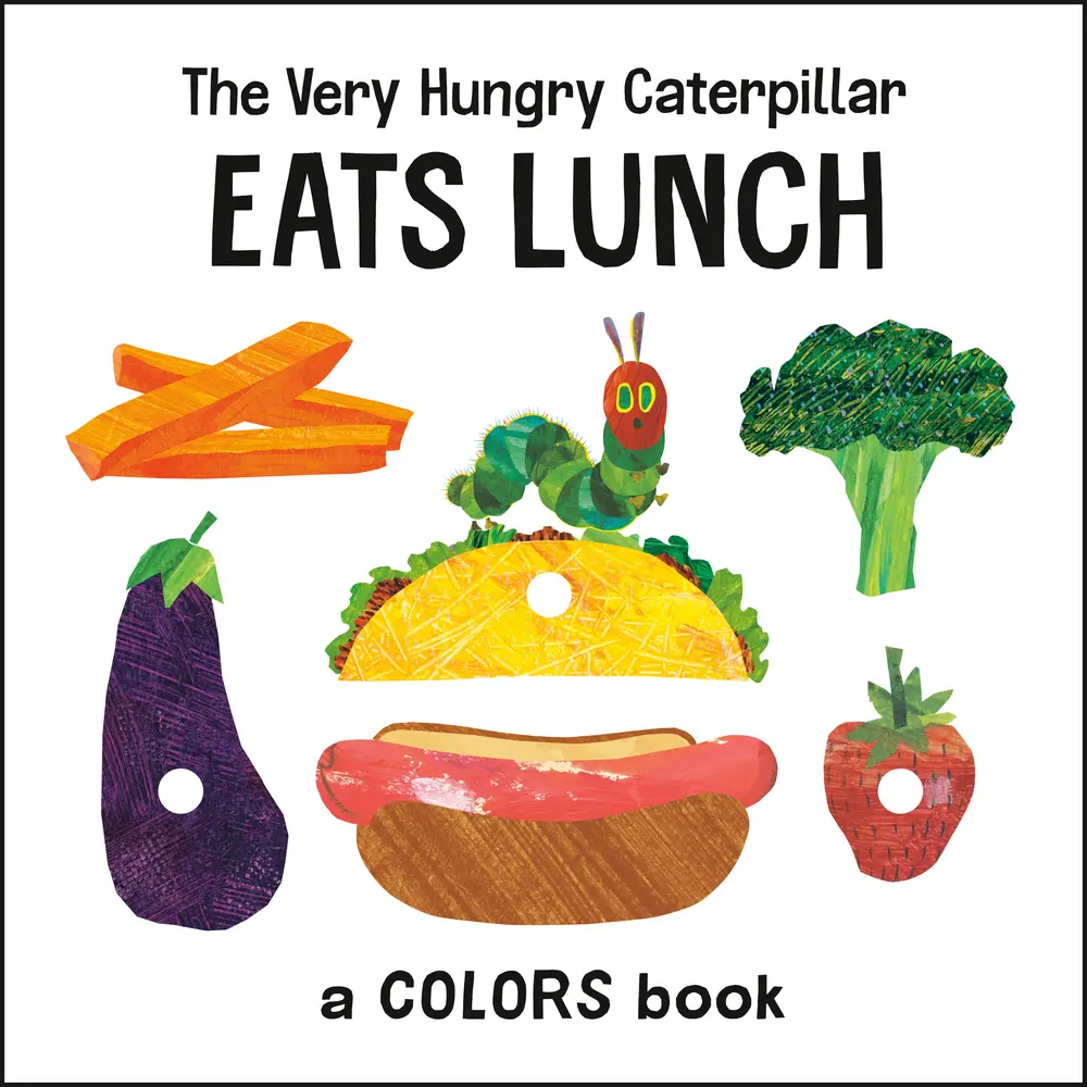 USED-The Very Hungry Caterpillar Eats Lunch: A Colors Book by Carle, Eric (Board book)