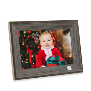 WiFi Digital Picture Frame, 10.1" Touch Screen, 1280x800 Resolution, 32GB Storage, Share Photos/Videos via App.