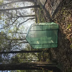 Greenhouse, Portable with Powder-Coated Steel Frame & Extended Bottom for Indoor & Outdoor Growing