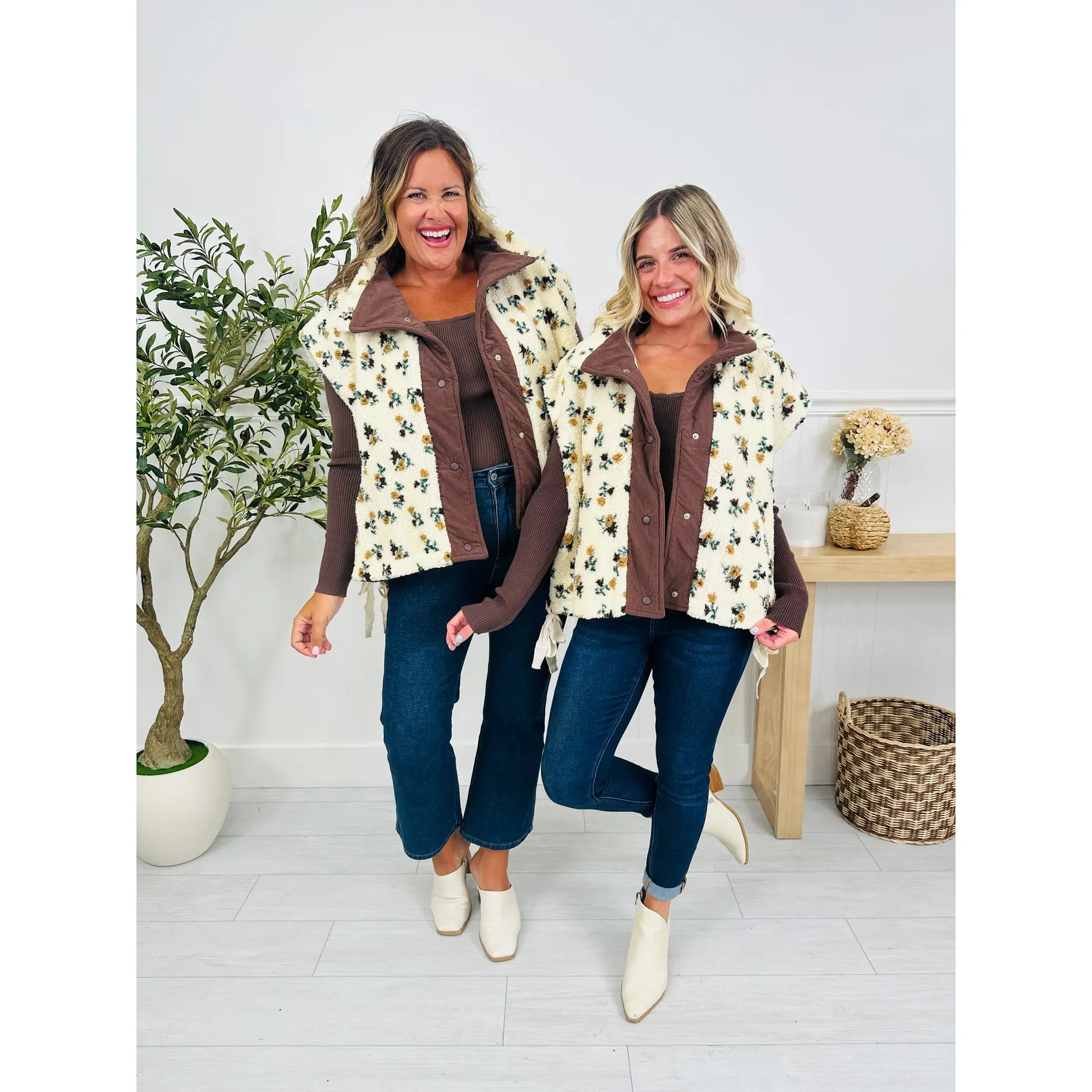 Falling For Florals Vest