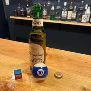 Number 10 Pool Ball Bottle Opener