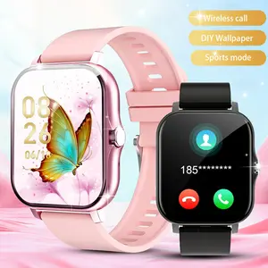 1.83 Inch HD Full Screen Touch, Sports Smartwatch for Men and Women, Make/Answer Calls, 100 Multi-Sport Modes, Call Information Alarm Clock Reminder, Holiday Gifts, Fashion Smartwatch, High Quality Display, Multifunctional Sports Watch, Touch Screen Hand