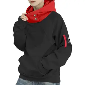 UnisexAnimeHoodieCosplayCostumeMenBlack3DNoveltyHoodedSweatshirtPulloverJacketOuterwearCoatforWomen