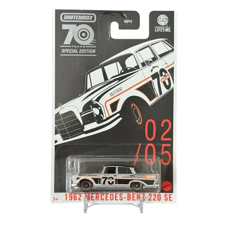 Matchbox 1962 Mercedes-Benz 220 SE 70 Years Special Edition 1:64 Diecast Car