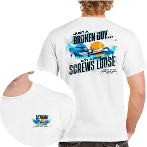 SkyKing: Broken Guy, Got a Few Screws Loose T-Shirt - Mental Health Awareness Tee Hoodie & Sweatshirt, Unisex Menswear & Womenswear Tops Collection