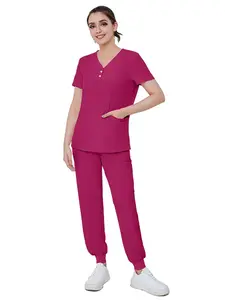 Breathable Work Pants for Doctors Nurses Nursing Home Salon Comfortable Unisex Scrub Long Pants