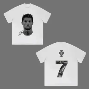 Big Head Ronaldo T-Shirt, Ronaldo 2-Sided Vintage Tee, Unisex Soccer Shirt, Sweatshirt, Graphic Tees, Menswear Womenswear Streetwear H9Z