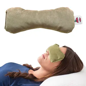 Core Products MicroBeads Dry Eye Compress Microwave Activated, Fast Acting to Help Oil Gland Function, Dry Eye, Microwave Heating Pad, Plush Fabric, Reusable, Made in USA