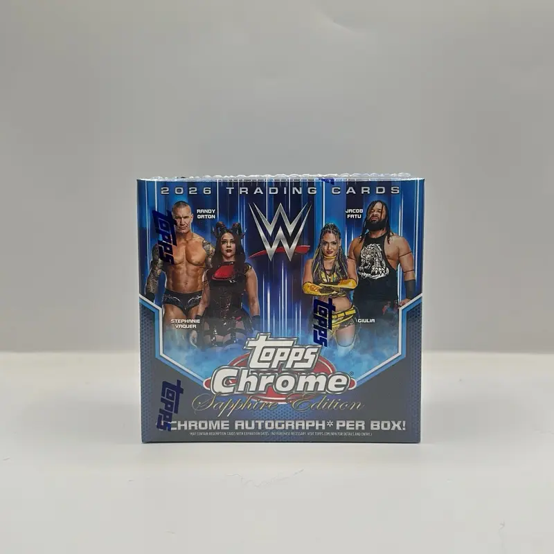 Topps Chrome Sapphire WWE 2026