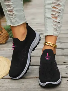 Women's Casual Tennis Shoes, Lightweight Breathable Mesh Sport Sneakers, Soft Anti-Slip Sole, Comfortable Low-Top Walking Shoes