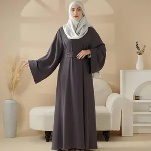 summer outfit  Essential Premium Loose Fit Abaya 2-Piece Set with Versatile Pockets (MA120) daily wear hijab on jilbabs Women's Maxi closed khimar