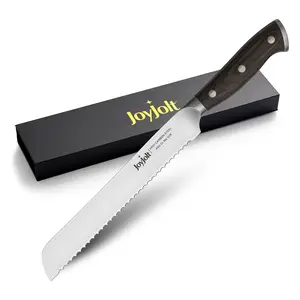 JoyJolt High Carbon Steel 8" Bread Knife