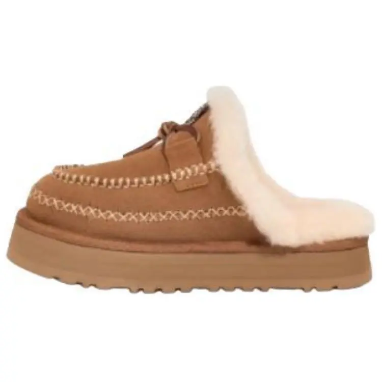 UGG Wmns Disquette Alpine 'Chestnut', Women, Shoe, Casual, Rubber, True-To-Size, Narrow Fit
