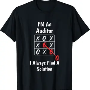 I'm An Auditor I Always Find A Solution Funny Auditor T-shirt