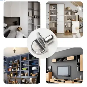 20pcs Heavy-Duty Adjustable L-Shaped Shelf Brackets, Metal Shelf Support Pegs with Adjustable Length Suitable for Bookcase, Bookshelf, Cupboard, Kitchen Furniture - Sturdy L-Shaped for Shelves, Cabinets, Closet Shelving