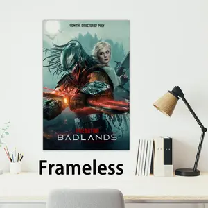 P-Predator Badlands Poster Modern art 2D poster, suitable for bedroom living room decor. Vibrant colors, clear images ideal for home office decor.