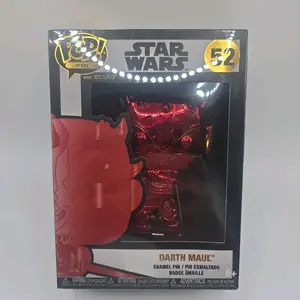Funko POP! LF Star Wars Darth Maul Chase Group LPP Pin - 3 3/4" Collectible Metal Finish with Removable Display Stand in Window Box Packaging