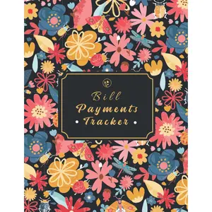Bill Payment : monthly bills organizer / bill  notebook / Bill Checklist / monthly bills planner / Expense and Bill  / 109 pages "8.5 x 11"