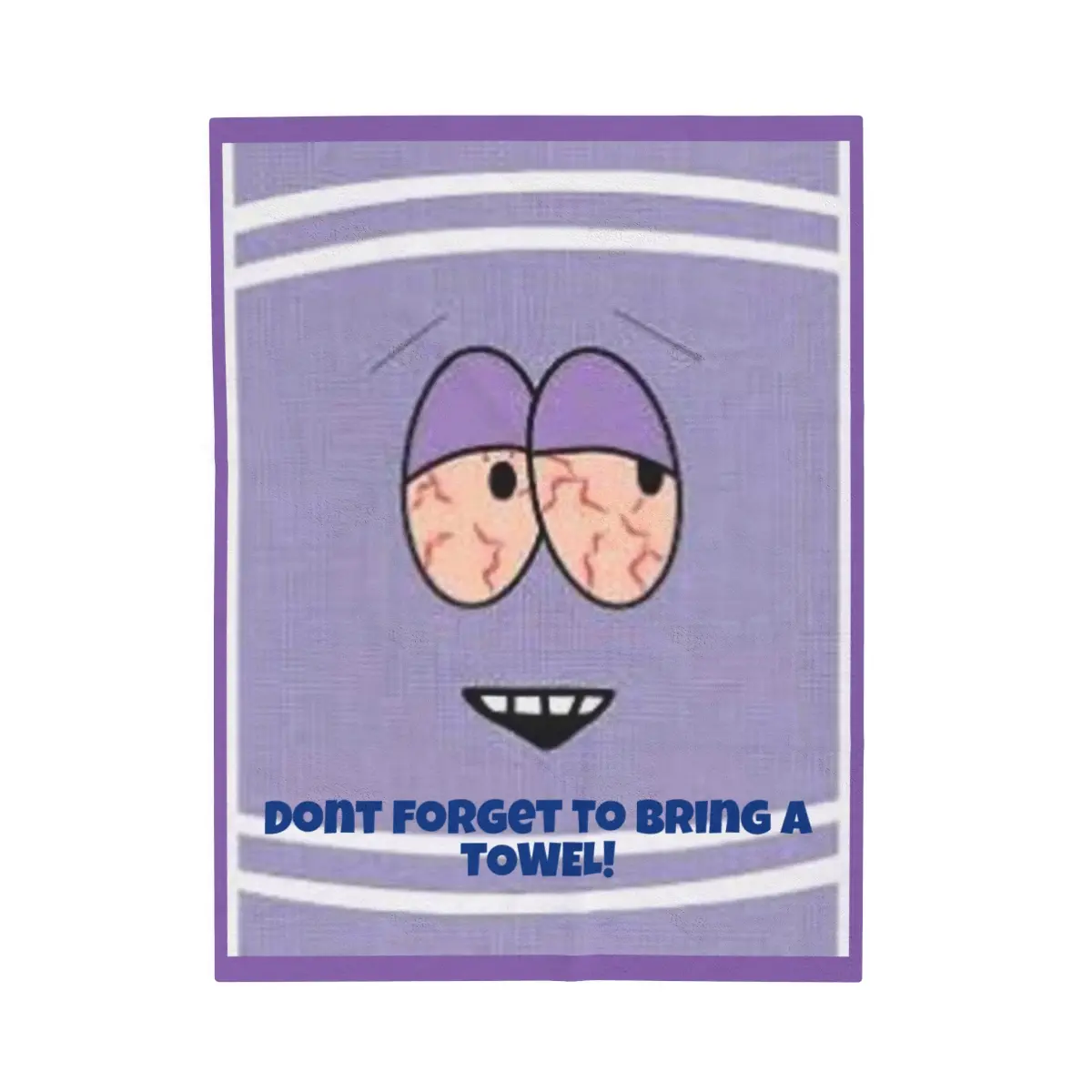 Towlie Velveteen Plush Blanket