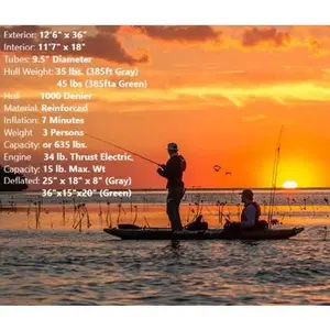 Sea Eagle Classic 385FastTrack Inflatable Kayak with NeedleKnife Keel Ultra-Light Performance NMMA Certified 35 & 44 lbs