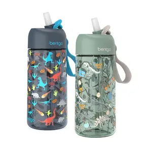 Bentgo (2) 15-oz Kids' Prints Water Bottles