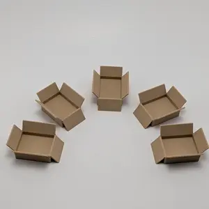 Mini Cardboard Box- 3d Printed Box - Accessory for Mini Animal Figures - Figurine Holder