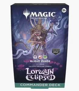 Magic The Gathering Lorwyn Eclipsed Commander Deck Blight Curse