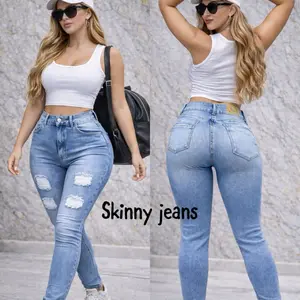 Jeans Original Colombiano de Mujer - Womenswear Skinny Jeans for Women's Bottoms