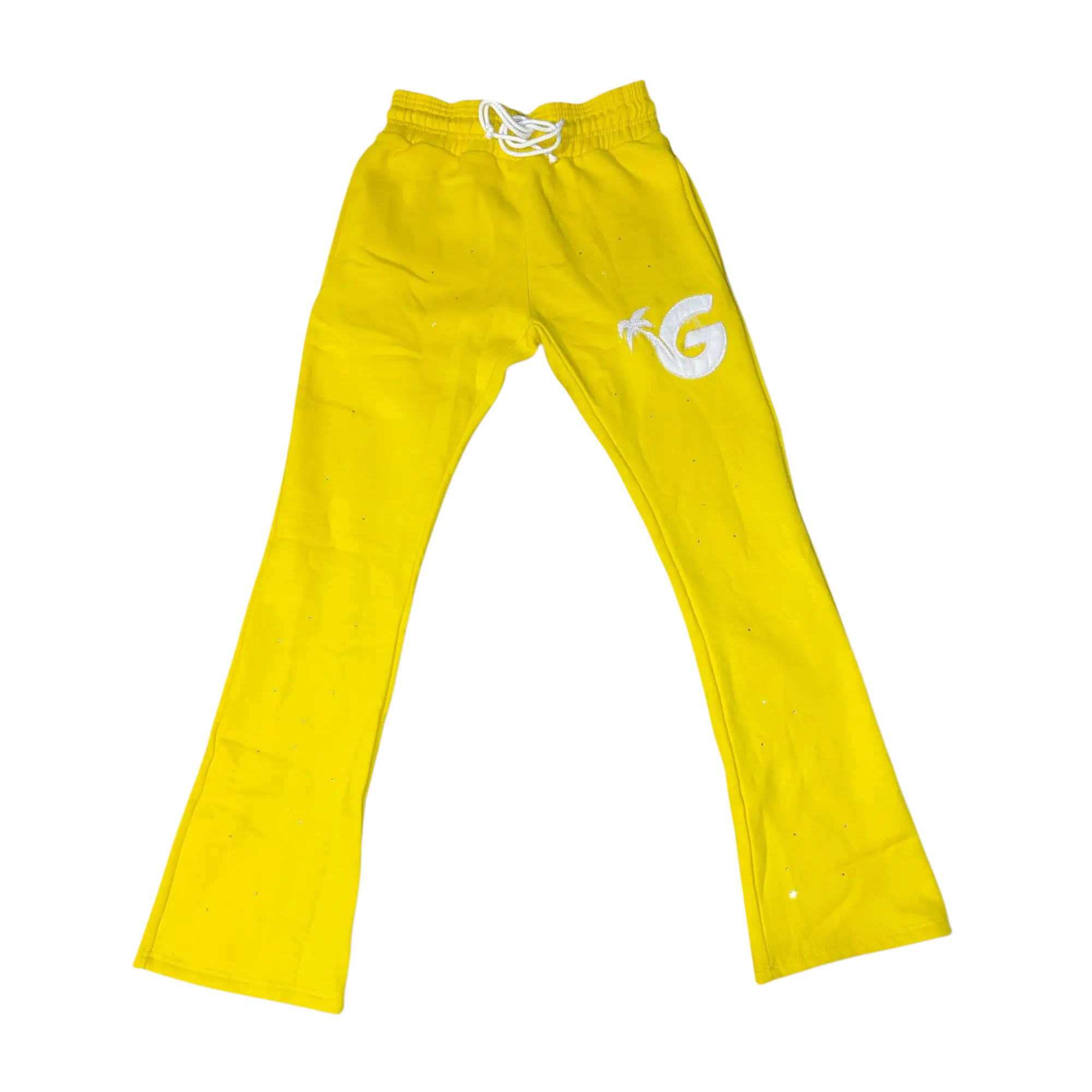 Gunjo Rhinestone Signature Joggers (Yellow)