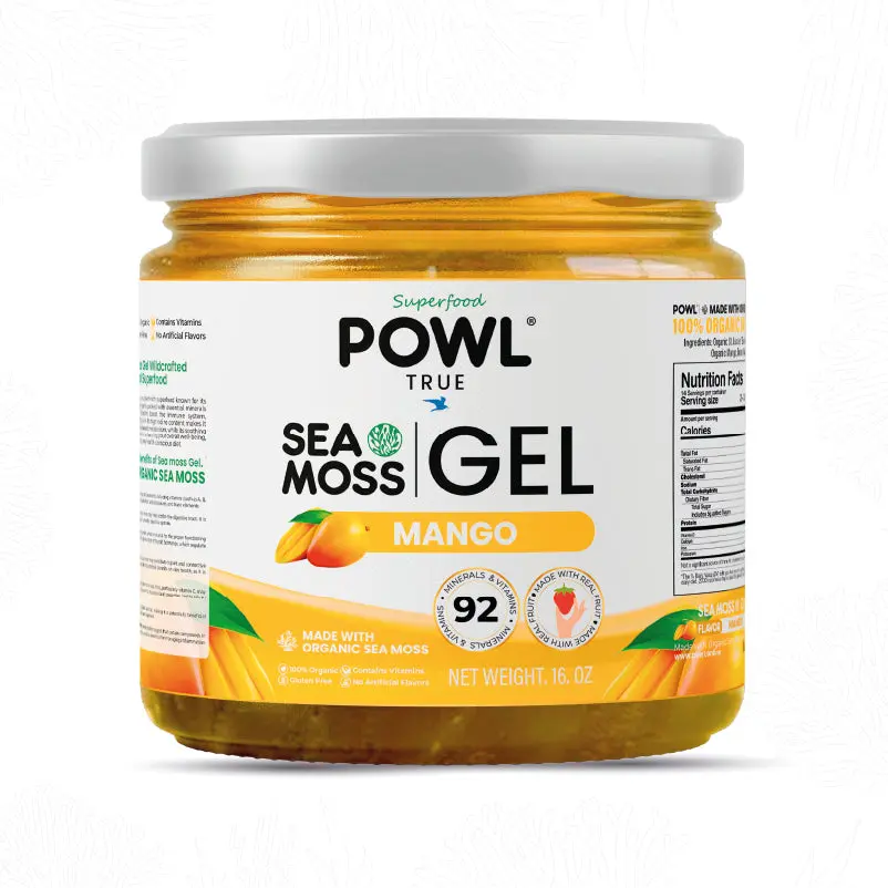 Organic Sea Moss Gel - Wildcrafted Irish Natural Superfood -