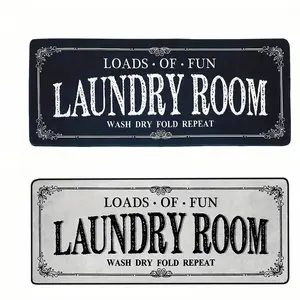 16x48in Anti-Slip Runner Rug - Rectangle Bath Mat for Laundry Rooms, Kitchens, Utility Rooms, Rectangle Bath Mats