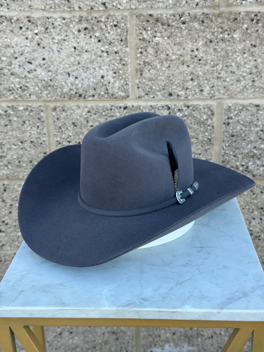 STETSON 6X GRANITE GREY (COPA CHICA FALDA 4")