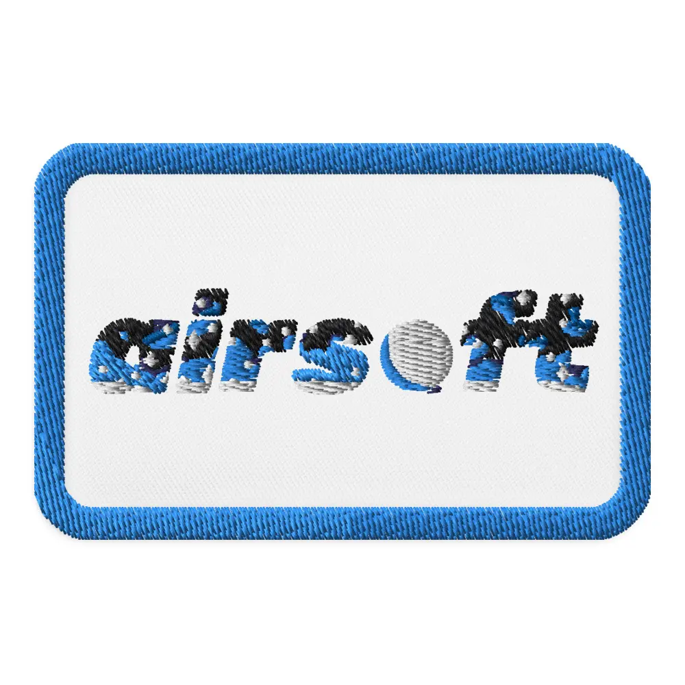 Mystic Blue Fire Airsoft Embroidered Soft-Air Hobby Patch