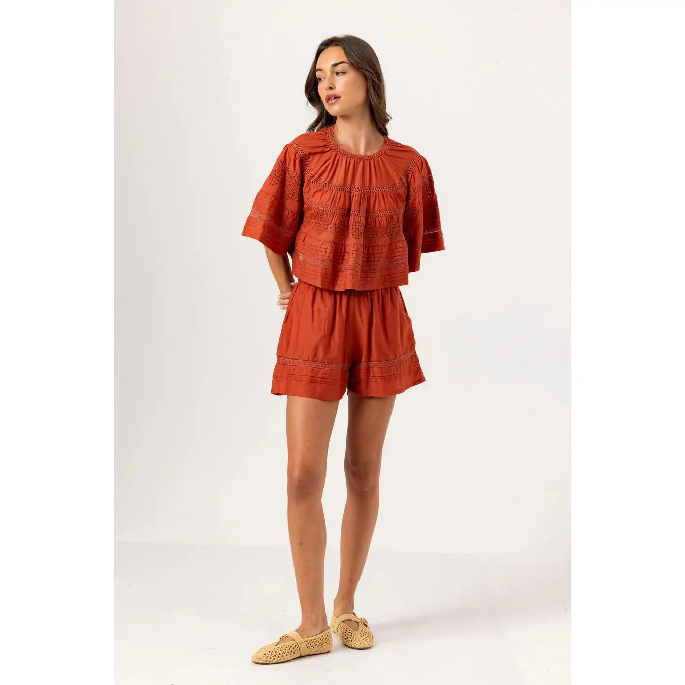 Sundays Essa Top in Copper Glaze