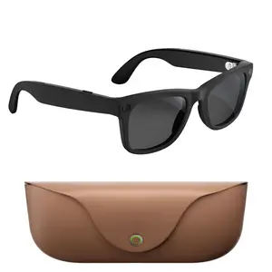 AI Smart Bluetooth Audio Glasses with Camera - 8MP HD Photo-Video Capture, Real-Time Translation, Music Player, Wearables - Stylish Men's & Women's High-Tech Eyewear for Travel, Business