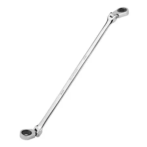 #JumpstartSale DURATECH Etra Long Flex-Head Ratcheting Wrench, Metric, CR-V Steel